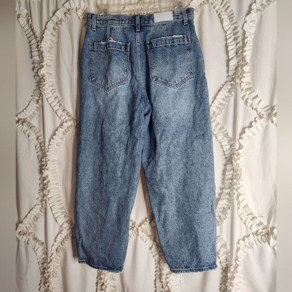 Pistola Womens High Rise Balloon Leg Jeans size 28 Hemp Organic Cotton - Picture 2 of 4